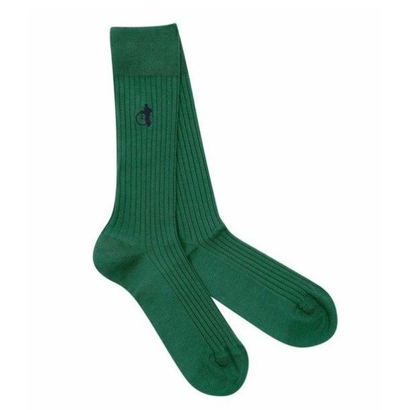London Sock Co. Other - London Sock Co Simply Sartorial Socks Mens Medium Green Scottish Lisle NWT
